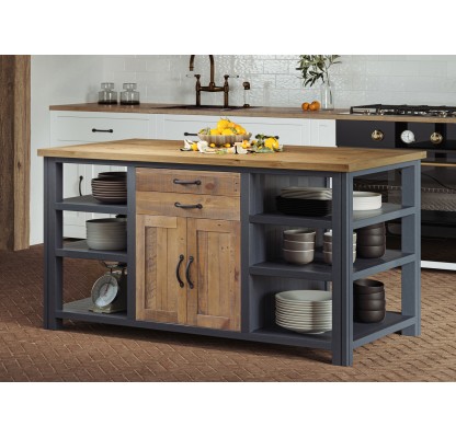 Splash of Blue - Kitchen Island